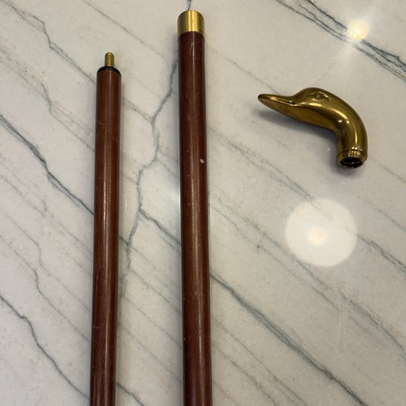 Other - Vintage brass duck head walking stick
